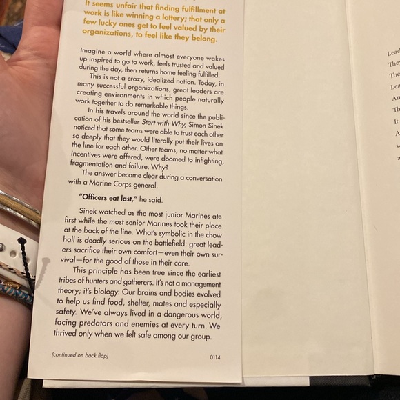 Leaders Eat Last by Simon Sinek - Picture 6 of 7